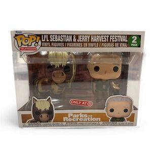 Funko Parks and Recreation Li'l Sebastian & Jerry Harvest Festival 2 Pack